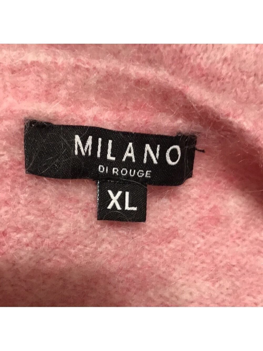 MILANO WOOL BLEND CROPPED SWEATER SZ XL - Picture 6 of 9